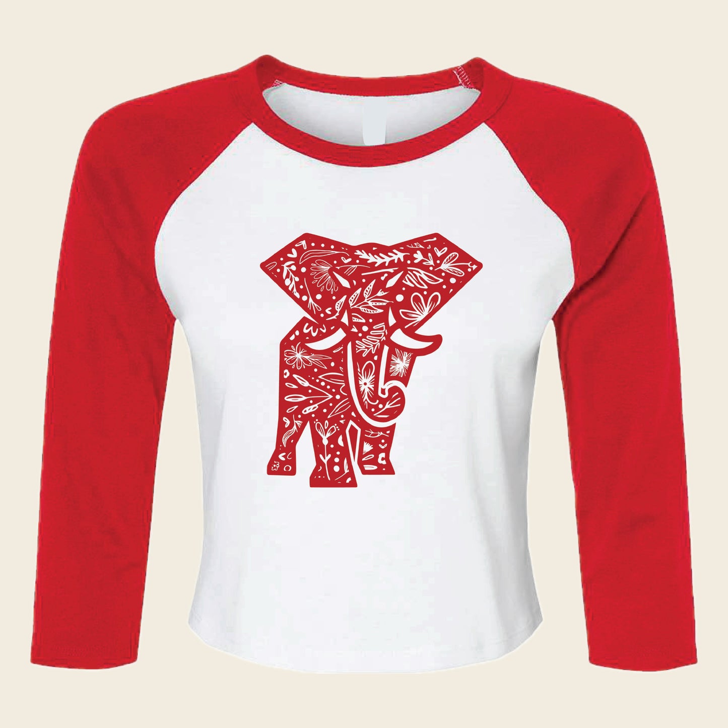 Abigail Adams Cropped Baseball Tee